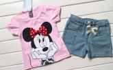 conjunto minie ( shorts e camiseta)